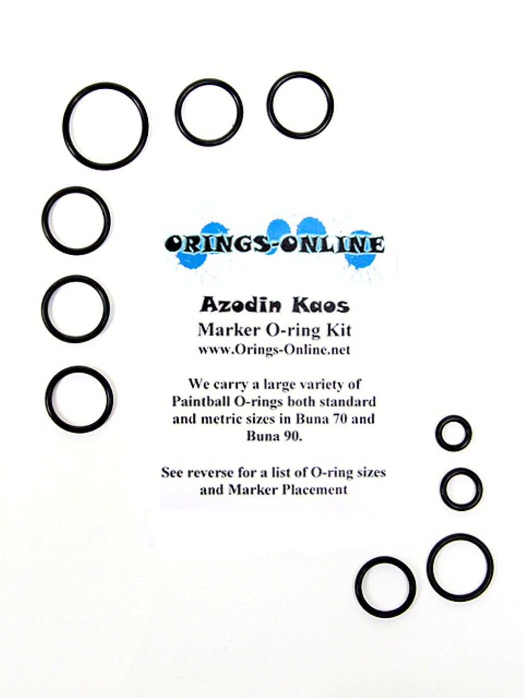 Azodin Kaos Marker O-ring Kit